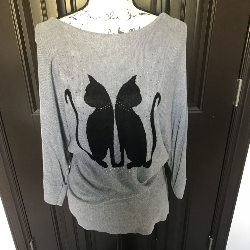 White House Black Market Kitty Sweater